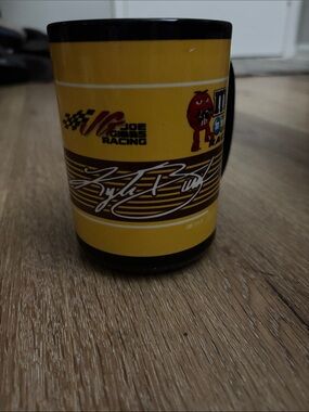 Nascar Yellow and Black Joe Gibbs Racing Ceramic Mug